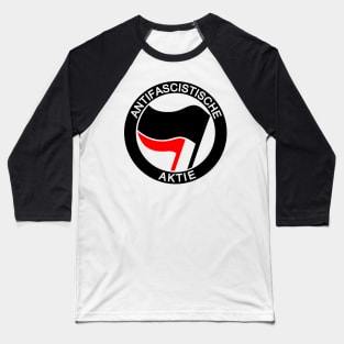 Anti-Fascistische Baseball T-Shirt